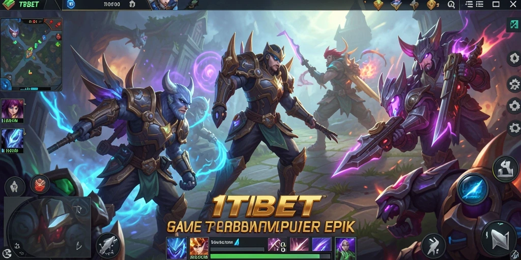Screenshot utama gameplay 11TBET menampilkan pertempuran seru antar tim.