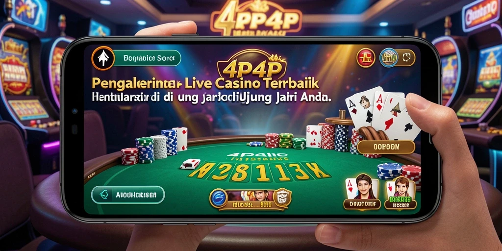 Tampilan gameplay seru di Live Casino 4P4P.