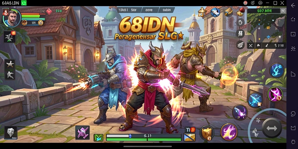 Screenshot gameplay 68IDN yang menunjukkan strategi perang yang menarik.