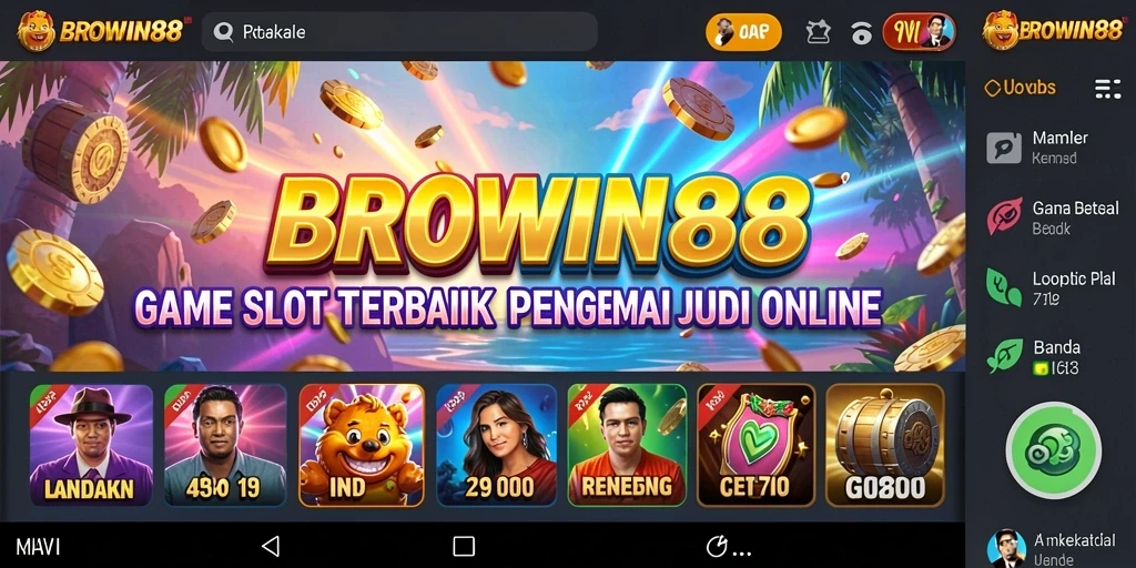 Gameplay BROWIN88 yang menarik dengan beragam slot.