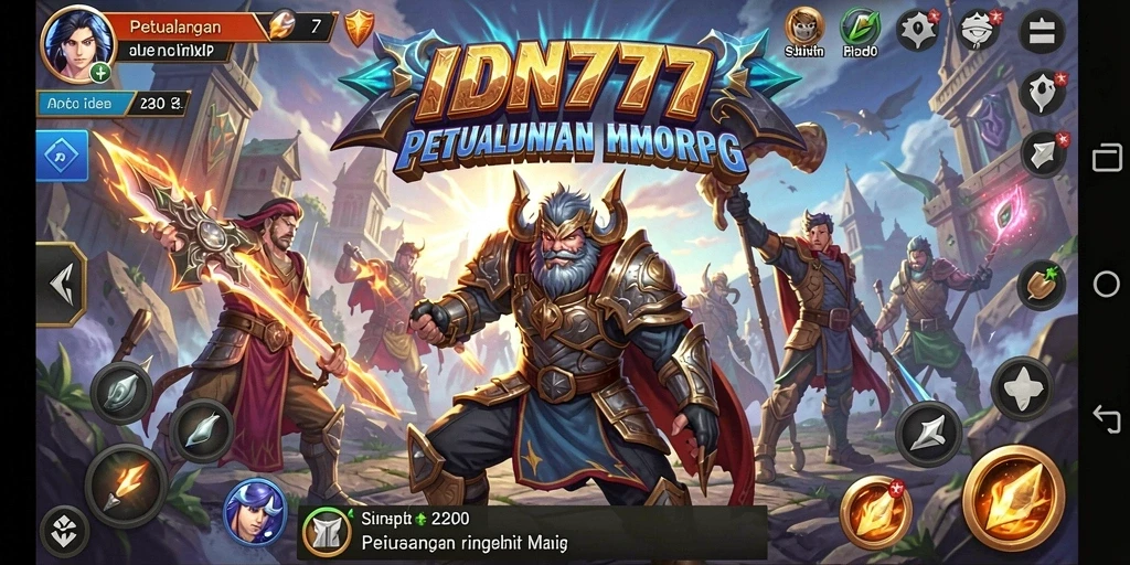 Tampilan gameplay of IDN777 yang mendebarkan dan interaktif.