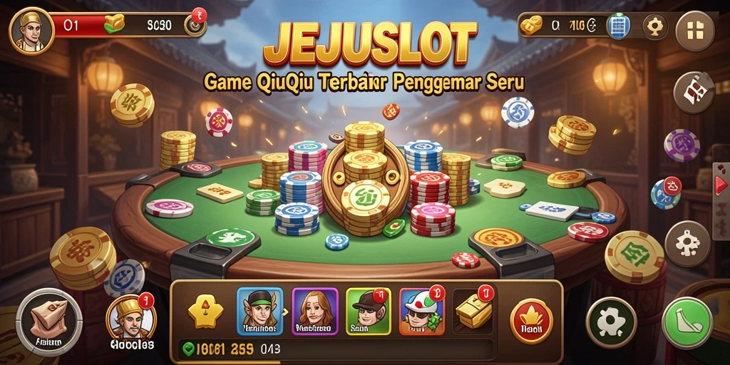 Tampilan menarik dari gameplay QiuQiu yang seru.