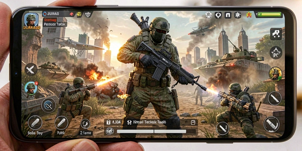 Tangkapan layar menunjukkan gameplay menegangkan dari JUARAGO sebagai permainan strategi.