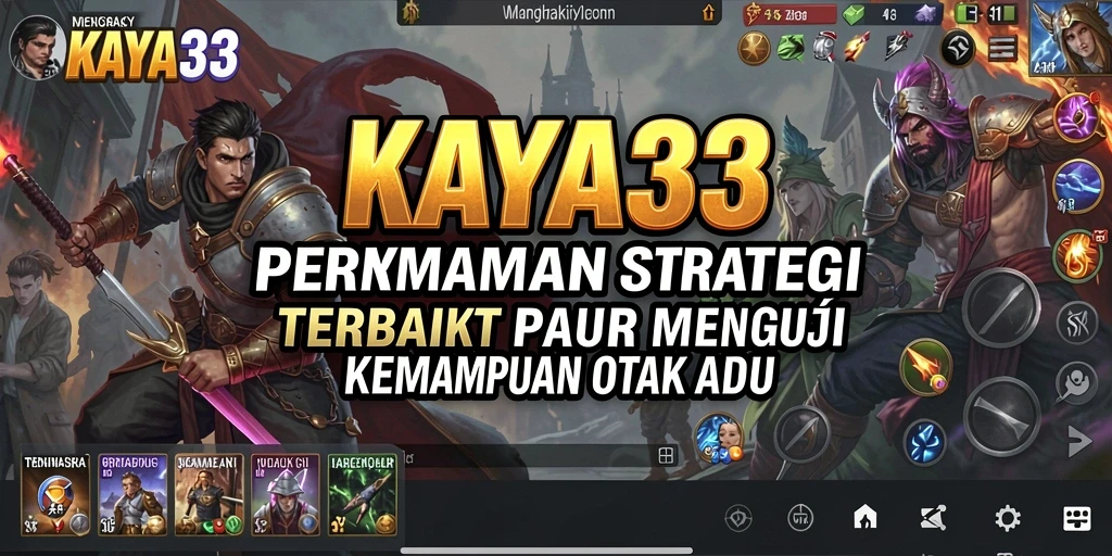 Tampilan gameplay KAYA33 yang menarik dengan berbagai strategi yang bisa diterapkan.