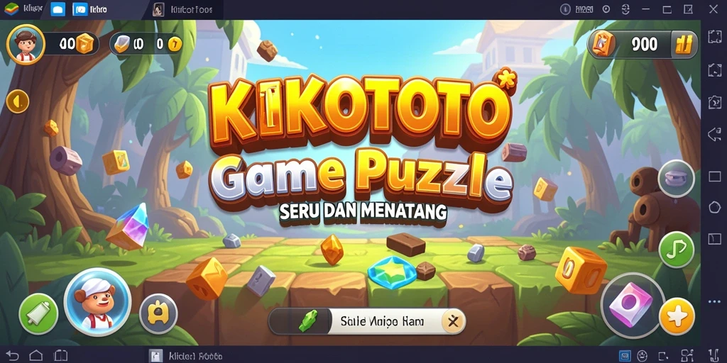 Tampilan gameplay KIKOTOTO yang menantang dan mengasyikkan.