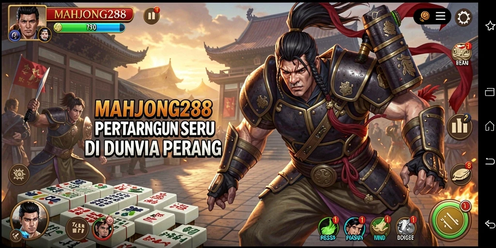 Tampilan gameplay Fighting yang intens dan seru di MAHJONG288.