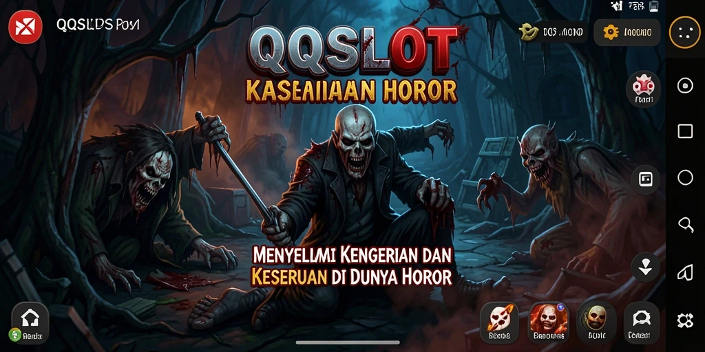 Tangkapan layar gameplay menegangkan dari QQSLOT memperlihatkan suasana yang mencekam.
