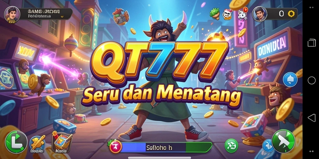 Tampilan menarik dari gameplay QT777 yang seru dan menantang.