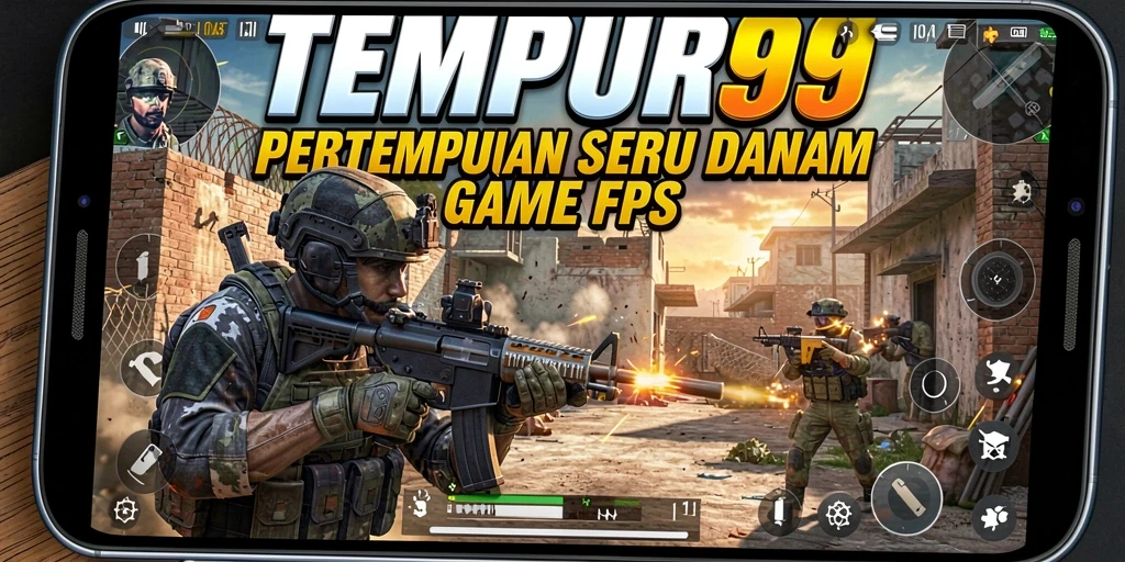 Tangkapan layar menampilkan gameplay mendebarkan di TEMPUR99.