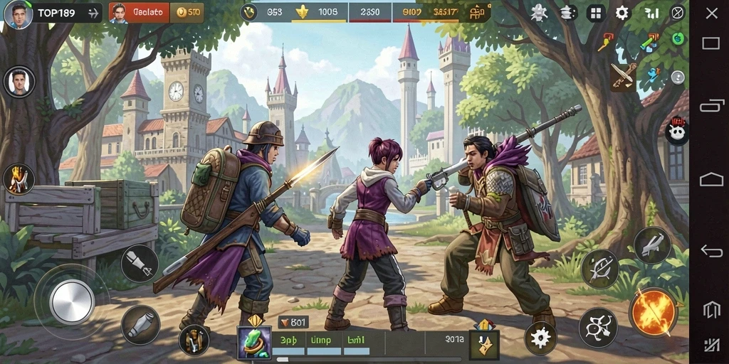 Tampilan gameplay simulasi yang mendalam di TOPI189.