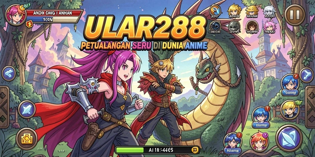 Screenshot gameplay ULAR288 menampilkan petualangan seru dalam dunia anime.